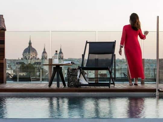 Vistas desde hotel Melia Madrid